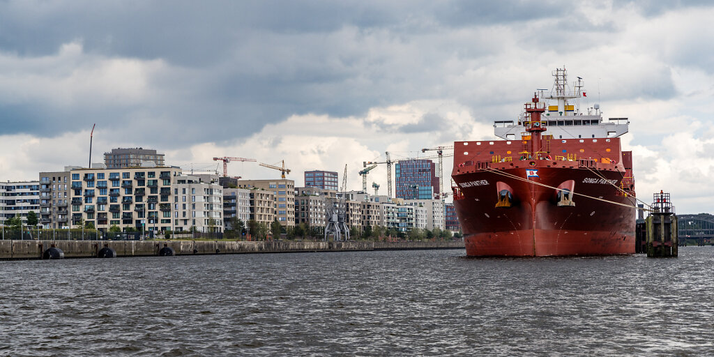Auf der Elbe